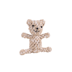 Coffee Bear Rope Toy
