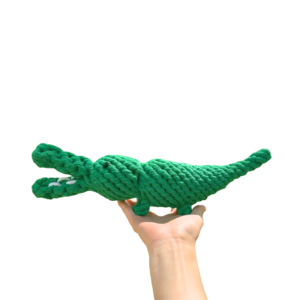 Monli Handmade Crochet Alligator Pet Toys