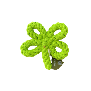 Handcraft Lucky Clover Macrame Dog Rope Toy
