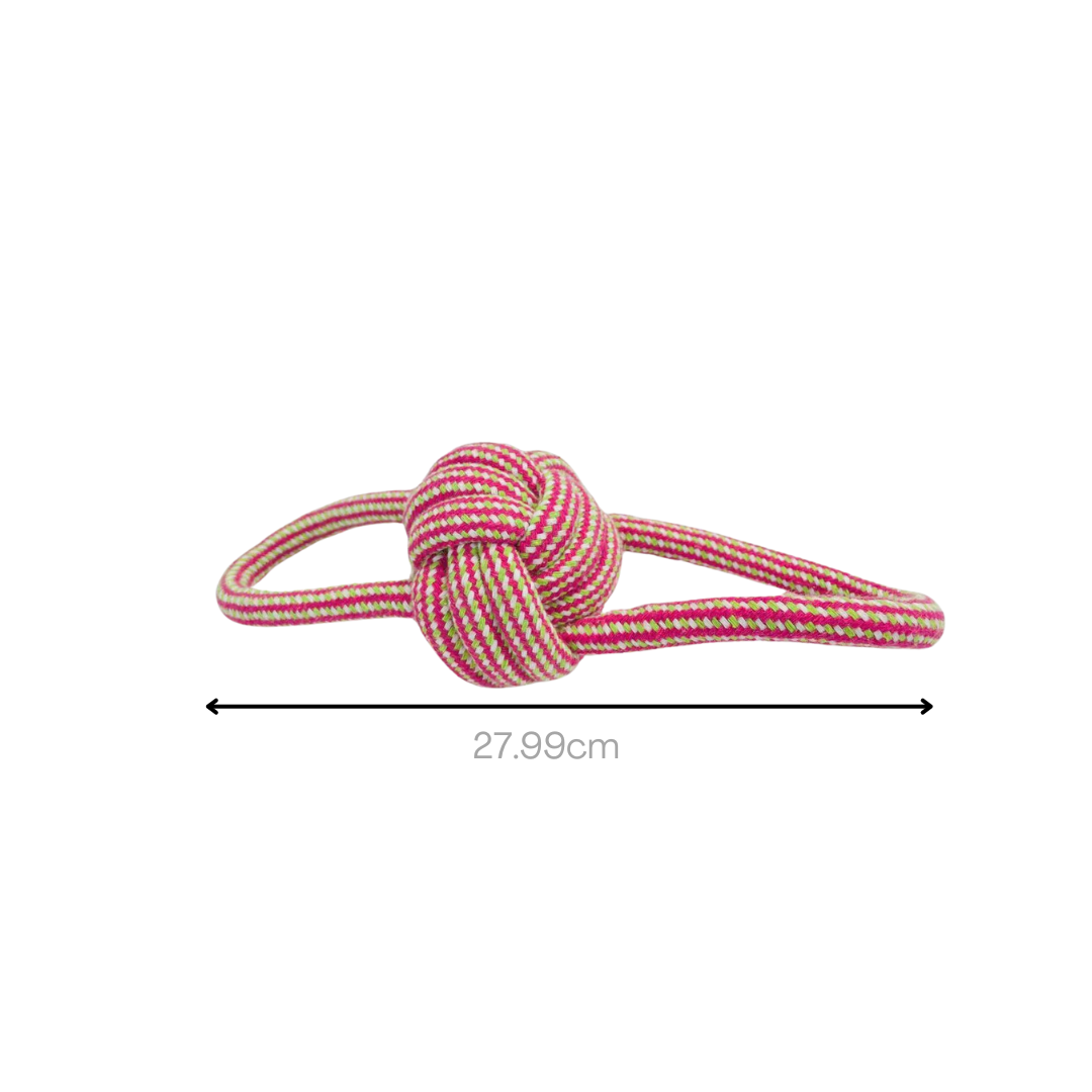 Red series cotton rope woven pet toys, soft and durable. Ideal for your furry friends!